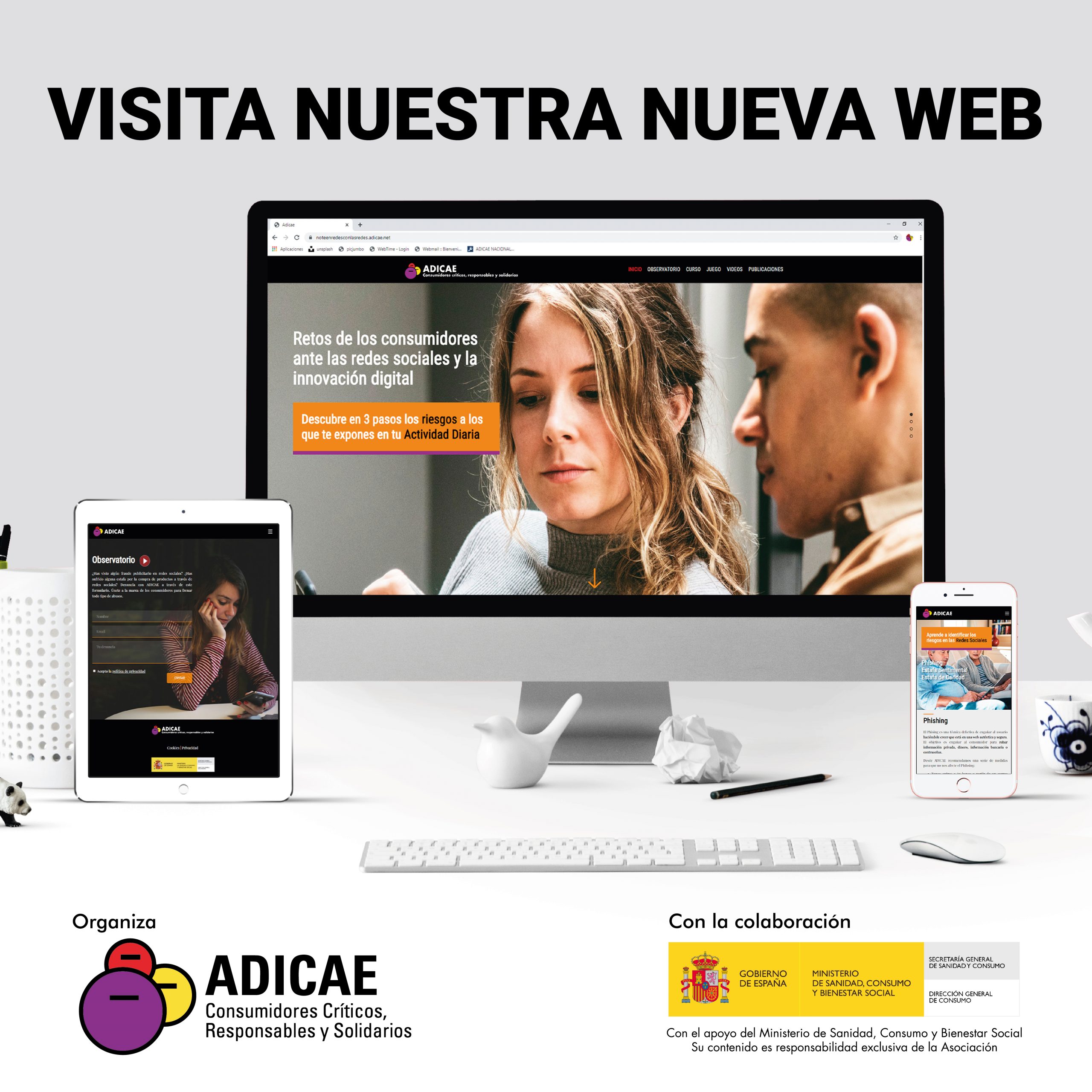 ADICAE lanza un nuevo observatorio para denunciar las graves estafas en las redes sociales