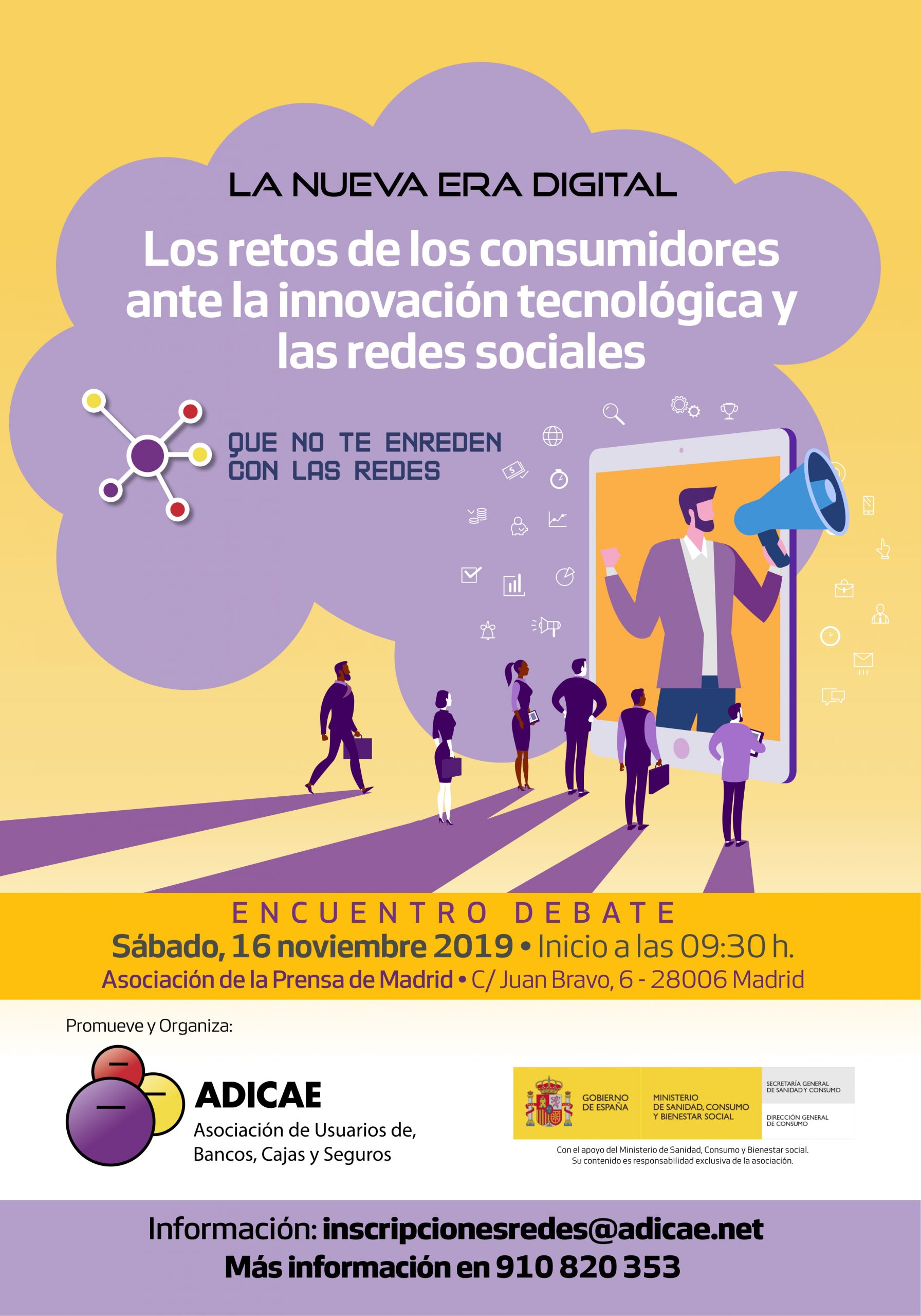 ADICAE analiza con los mejores expertos las oportunidades y desafíos de los consumidores ante la innovación digital