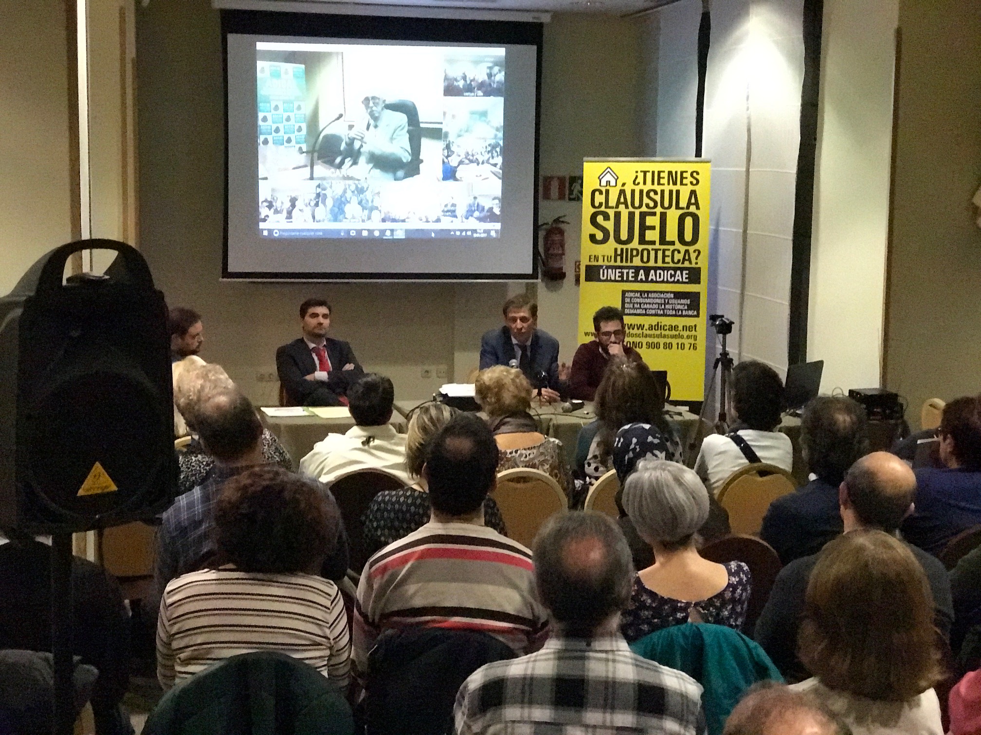 Más de 1.200 hipotecados apoyan en la asamblea estatal de cláusula suelo de ADICAE una devolución extrajudicial y colectiva