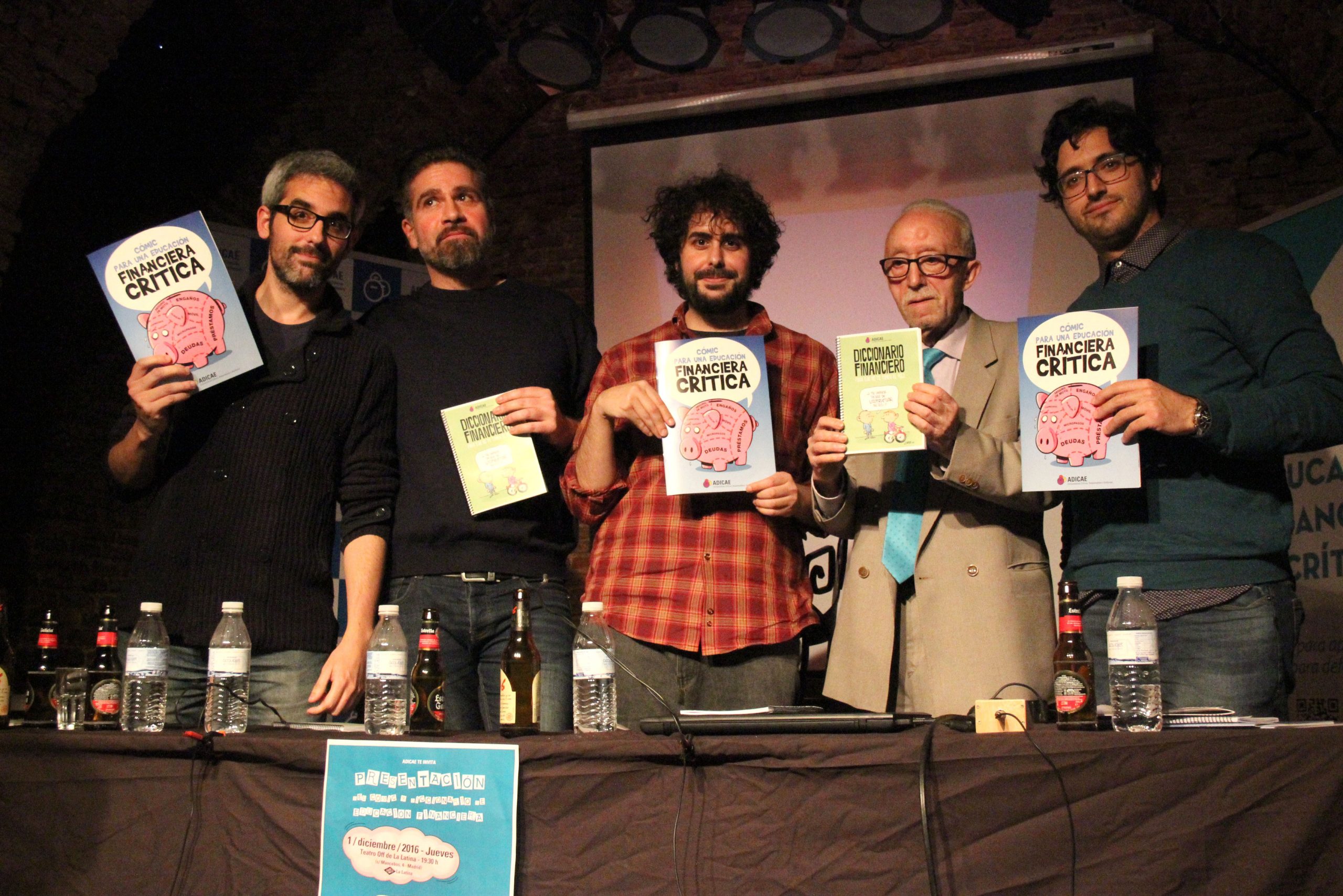 ADICAE lanza el diccionario ilustrado y el cómic de educación financiera elaborado por dibujantes de El Jueves