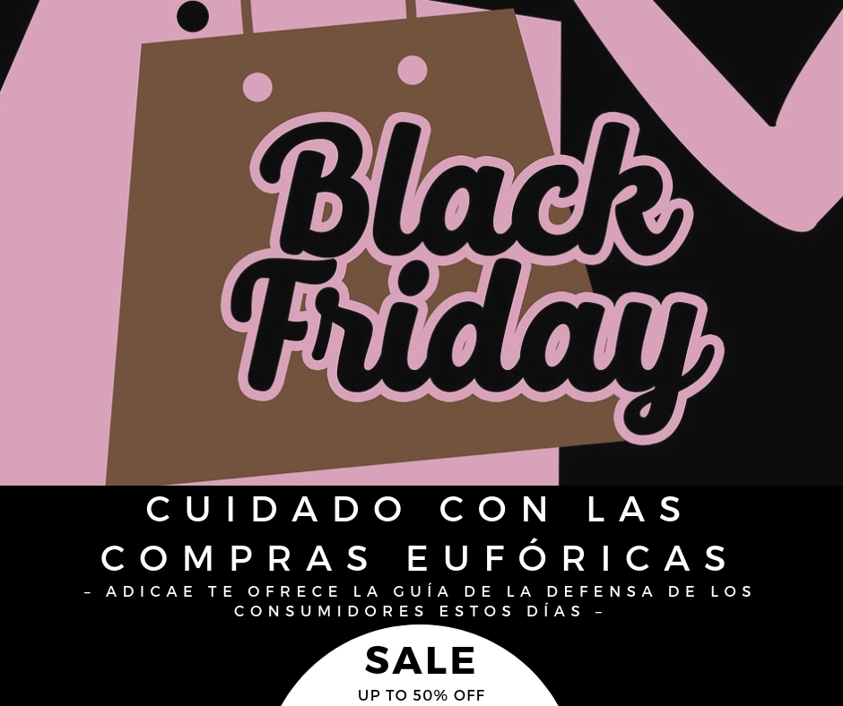 Consejos de ADICAE para realizar un consumo crítico y responsable en el Black Friday