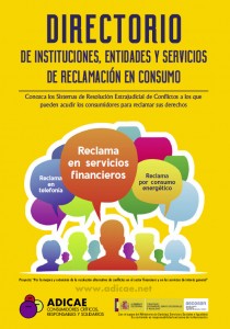 ¡No deje pasar ni un abuso! Consulte el ‘Directorio de Instituciones, Entidades y Servicios de Reclamación en Consumo’