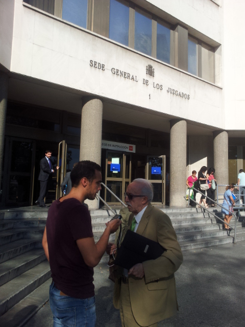 Manuel Pardos: «La justicia ha quedado tocada en una vista en la que la jueza ha ejercido de asistente de la banca»