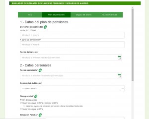 ADICAE pone en marcha el simulador de rescate de planes de pensiones y seguros de ahorro
