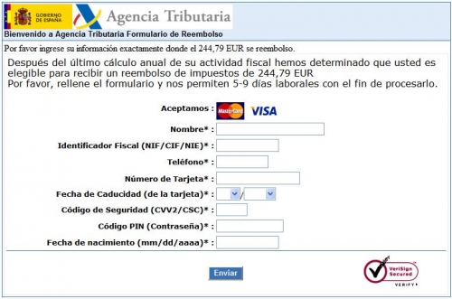 Cuidado con los falsos email de la Agencia Tributaria