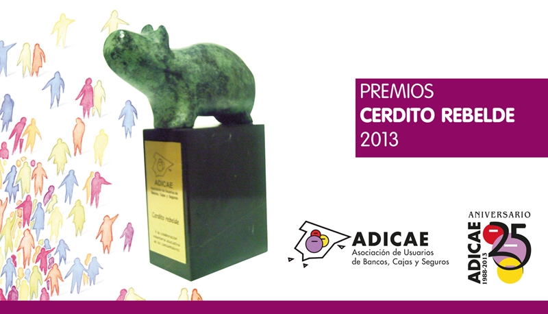 ADICAE celebra su XXV aniversario en Madrid con la entrega de los premios Cerdito Rebelde