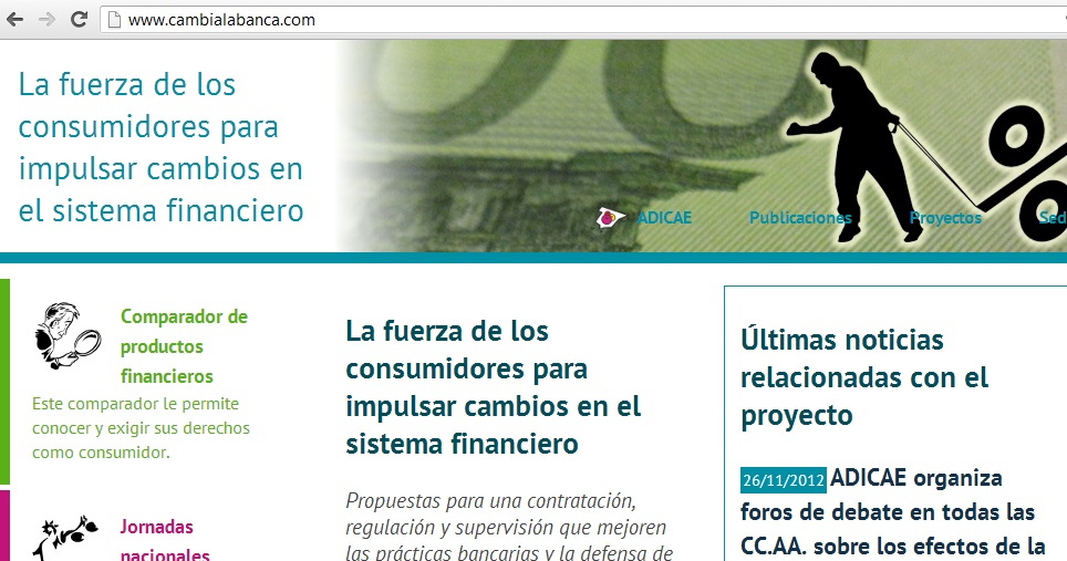 Nace Cambialabanca.com, una web para forzar cambios en el sistema financiero en favor de los consumidores
