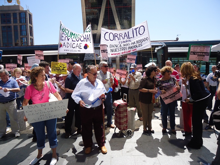 ADICAE iniciará la vía judicial en septiembre si no se pone fin al corralito de las preferentes