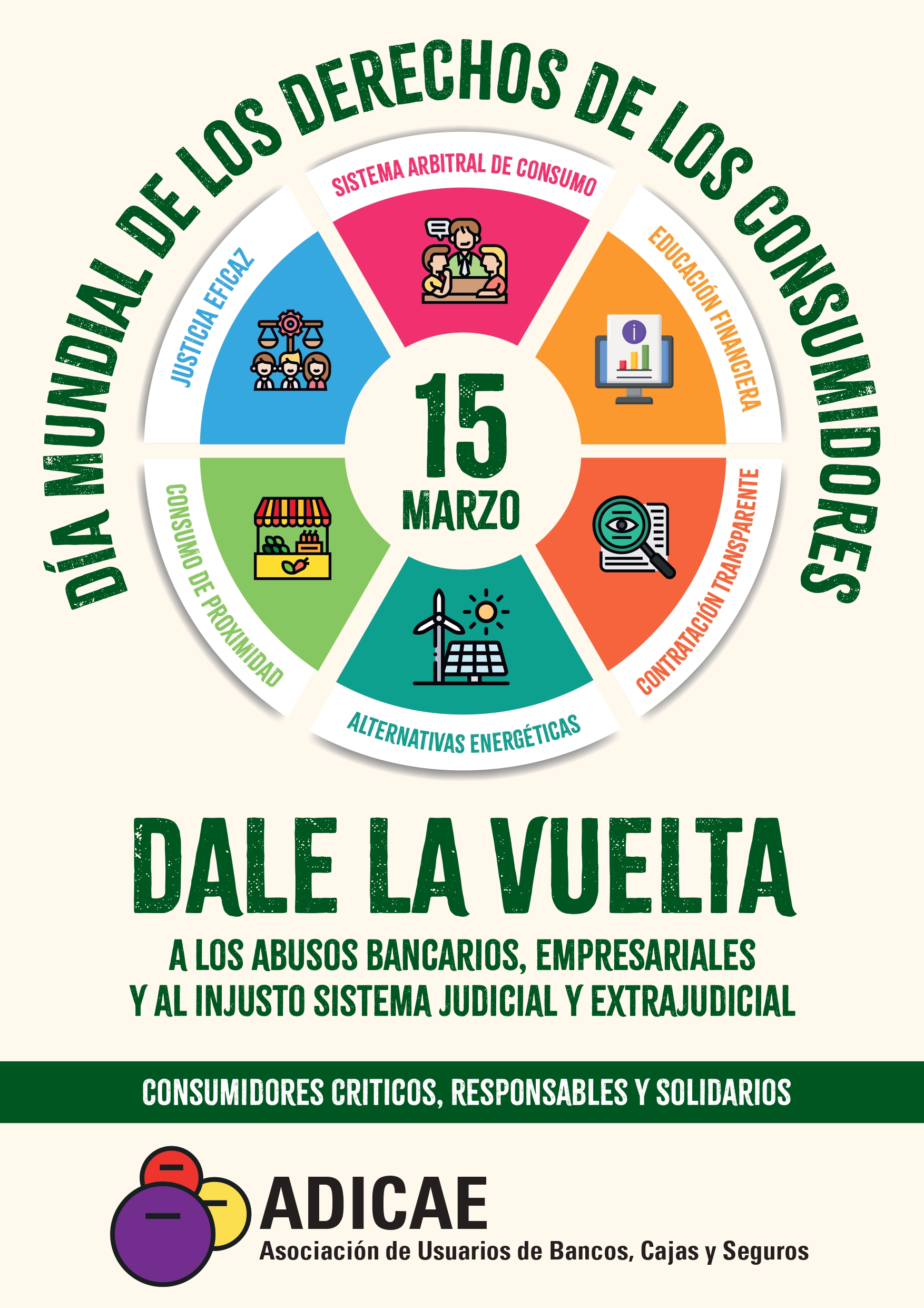 15 de marzo – Día Mundial de los Derechos de los Consumidores: Los gravísimos problemas financieros y de consumo de los consumidores pendientes de solución desde hace años